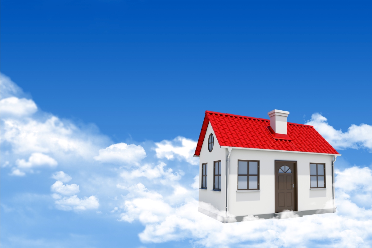 house on clouds air