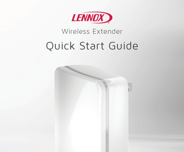 Charlotte Comfort Systems Lennox S40 Wireless Extender Guide