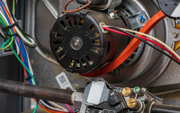 heating furnace internal electrical components