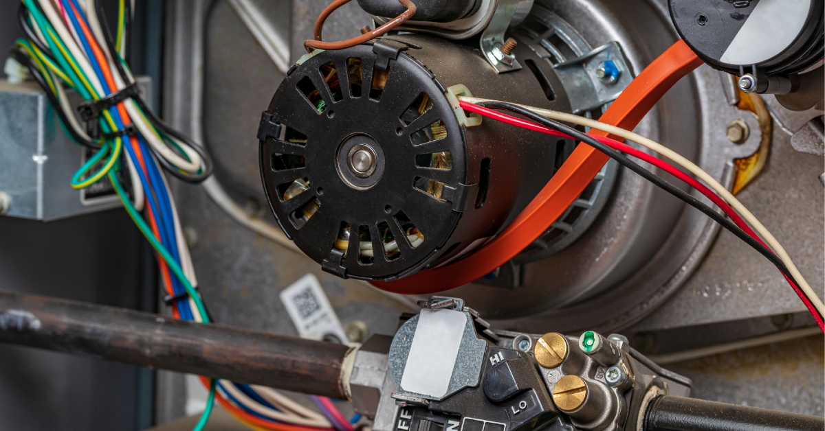 heating furnace internal electrical components